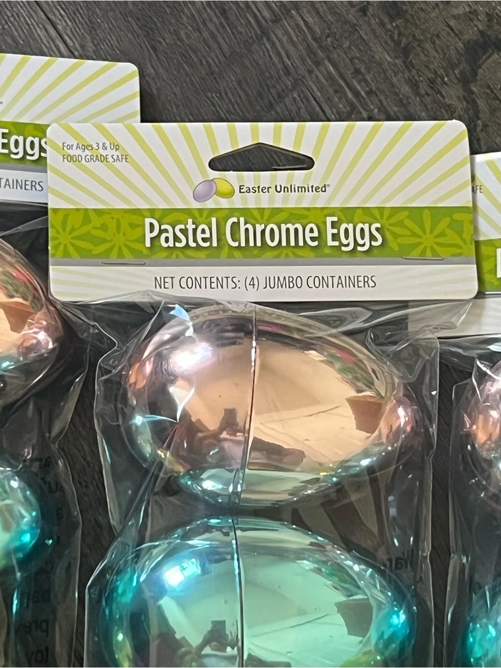 Pastel Chrome Eggs for Easter (4 packs)